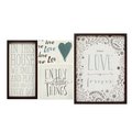 Home Roots Love Is Forever Wall ArtMulticolor - Set of 5, 5PK 321080